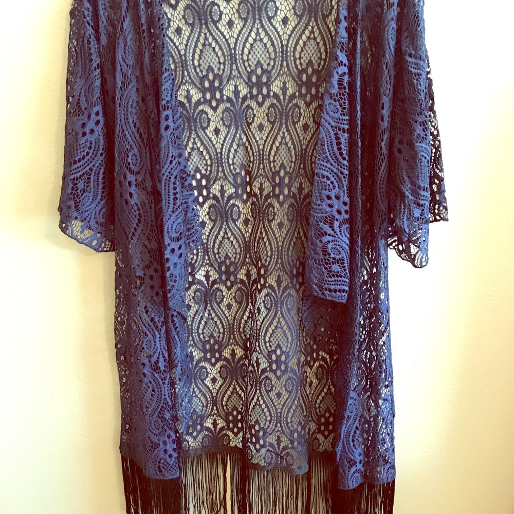 LuLaRoe Lace Monroe Kimono